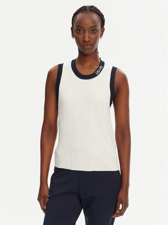 Liu Jo Sport Liu Jo Sport Топ TA5092 MS022 Білий Regular Fit