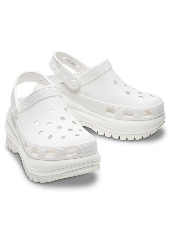 Crocs Шльопанці Crocs Mega Crush Clog 207988 Білий