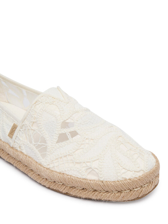 Toms Εσπαντρίγιες Toms Egret Floral Crochet 10023030 Λευκό