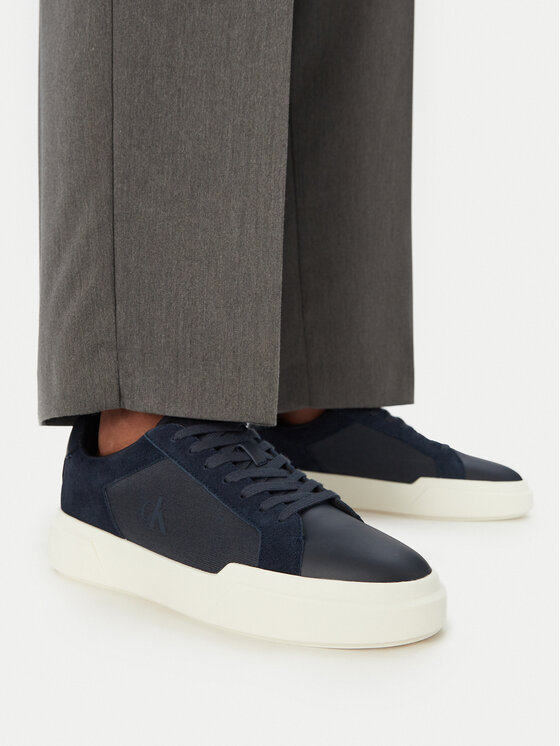 Calvin Klein Sportcipők Calvin Klein Chunky Cupsole Laceup Cv Mix HM0HM02238 Sötétkék