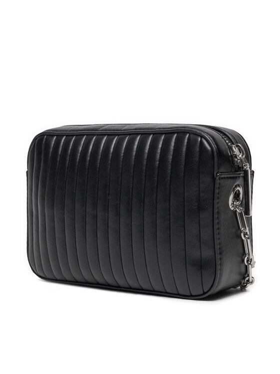 Calvin Klein Kabelka Calvin Klein Mini Line Quilt Camera Bag K60K613078 Černá