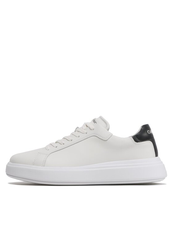 Calvin Klein Αθλητικά Calvin Klein Low Top Lace Up Lth HM0HM01016 Λευκό