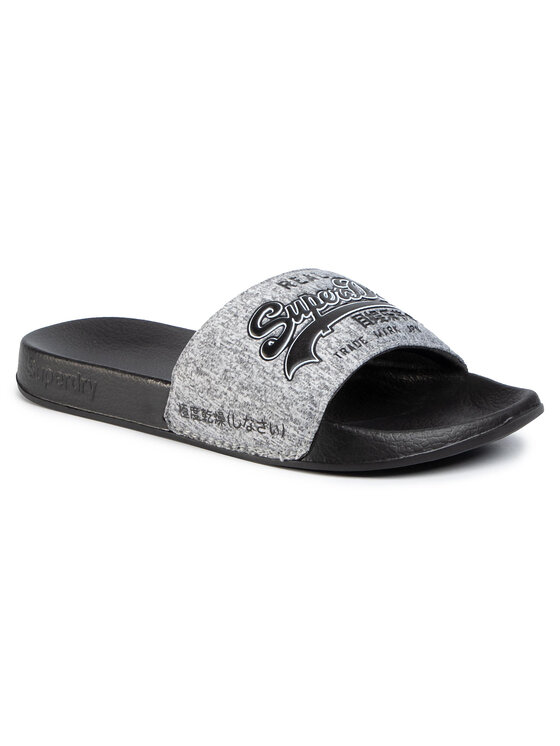 Superdry Chanclas Superdry Vintage Logo Pool Slide MF310006A Gris
