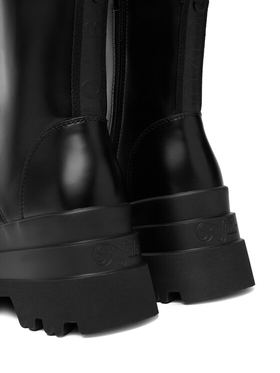 Buffalo Šnurovacia obuv Buffalo Jupiter Lace Up Mid 1622609 Čierna