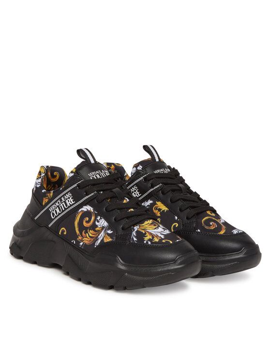 Versace Jeans Couture Снікерcи Versace Jeans Couture 78YA3SC2 Чорний