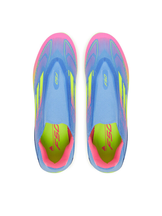 adidas Zapatos de fútbol adidas F50 League Laceless Firm/Multi-Ground IE1240 Azul marino