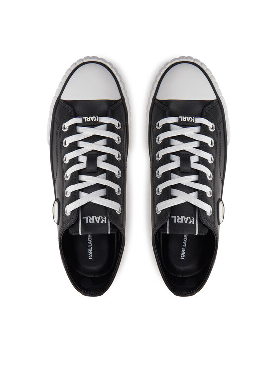 KARL LAGERFELD Кеди KARL LAGERFELD Kampus Max KL60425T Чорний