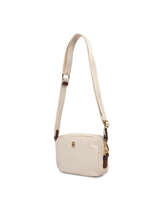 Tommy Hilfiger Ročna torba Tommy Hilfiger Popette Camera Bag AW0AW17704 Bež