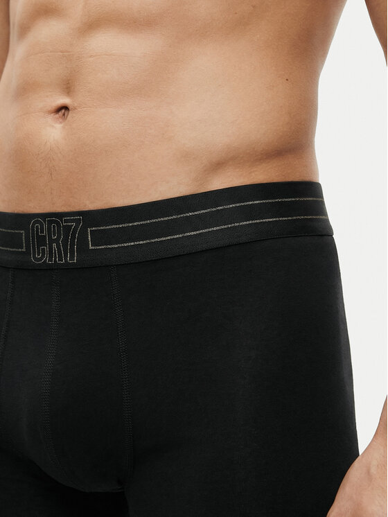 Cristiano Ronaldo CR7 Cristiano Ronaldo CR7 Conjunto de calzoncillos boxer 8120-49 Negro
