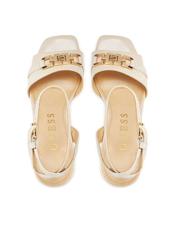 Guess Босоніжки Guess FLJGRT LEA03 Бежевий