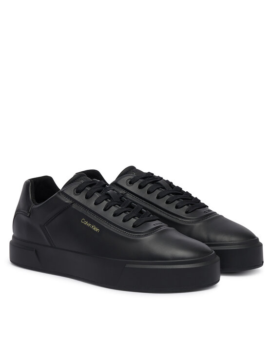 Calvin Klein Sneakers Calvin Klein Basket Cups Oxf Lup Hf Lth YM0YM01452 Nero