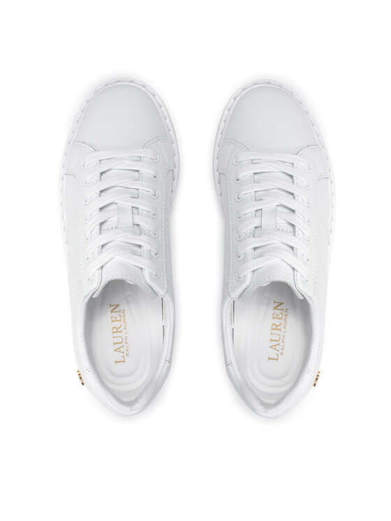 LAUREN RALPH LAUREN Sneakersy Lauren Ralph Lauren Angeline II 802813897001 Bílá