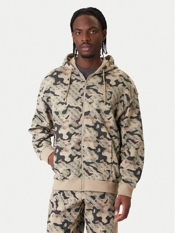 Guess Guess Sudadera Z6RQ04 K9YI1 Beis Regular Fit