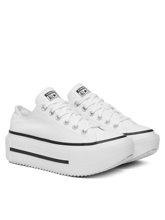 Converse Plátenky Converse Chuck Taylor All Star Lift Double Stack Platform A15491C Biela