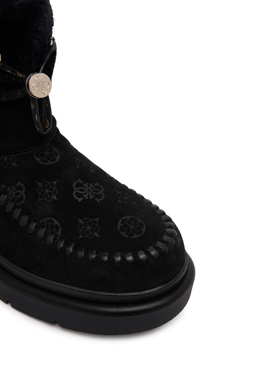 Guess Cizme de zăpadă Guess FLFKEN LEA10 Negru