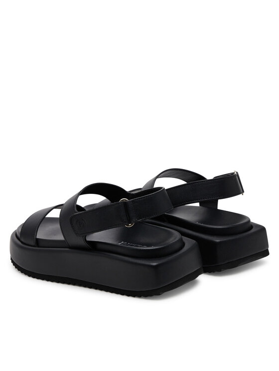 Pollini Босоніжки Pollini SA16155G1MTL0000 Чорний