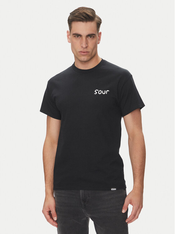 Etnies Etnies T-shirt Sour Solution 4130003784 Crna Regular Fit