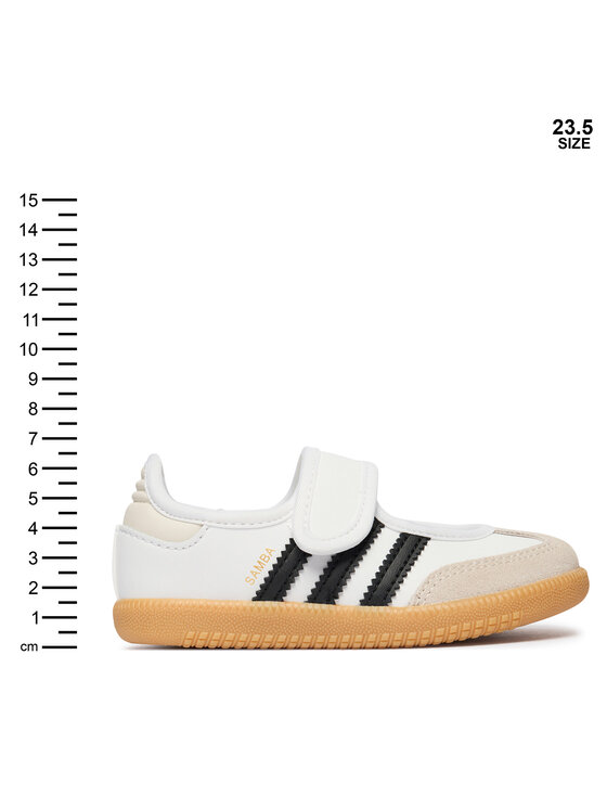 adidas Baleriny adidas Samba Jane LA3703 Biały