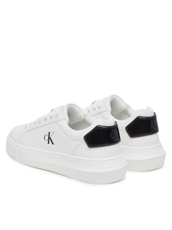 Calvin Klein Jeans Superge Calvin Klein Jeans Chunky Cupsole Ru Patch Lth Wn YW0YW01846 Bela