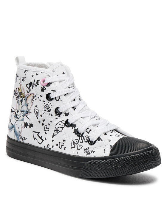 Tom & Jerry Plátěnky Tom & Jerry CS-SS24-122WBTJ Bílá
