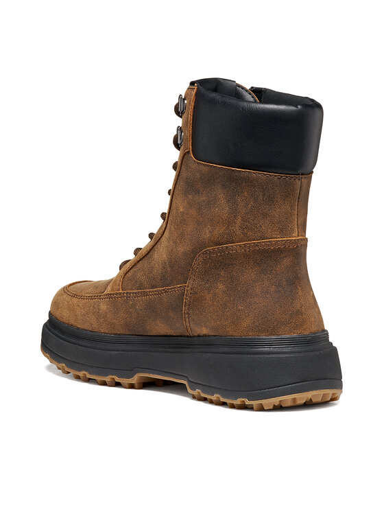 Geox Gležnjače Geox D Lamidie + Grip Abx D66XMA 000CL C6021 Tamno smeđa