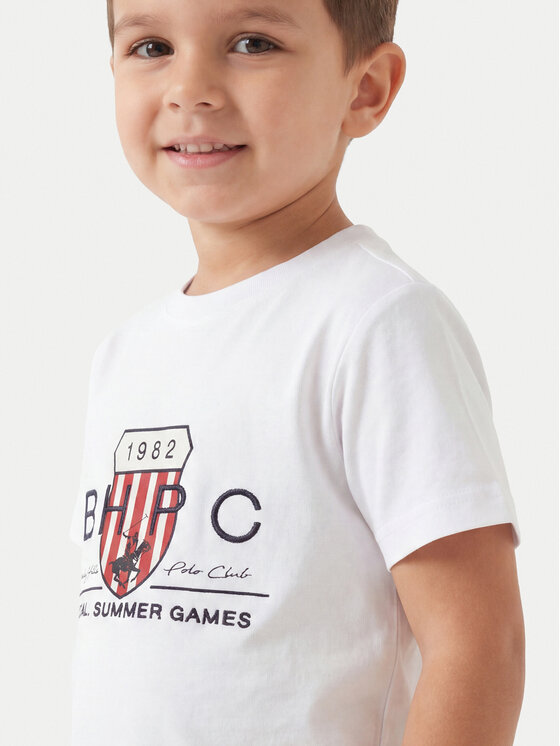 Beverly Hills Polo Club Beverly Hills Polo Club Футболка P-SS26B-TS414011 Білий Regular Fit
