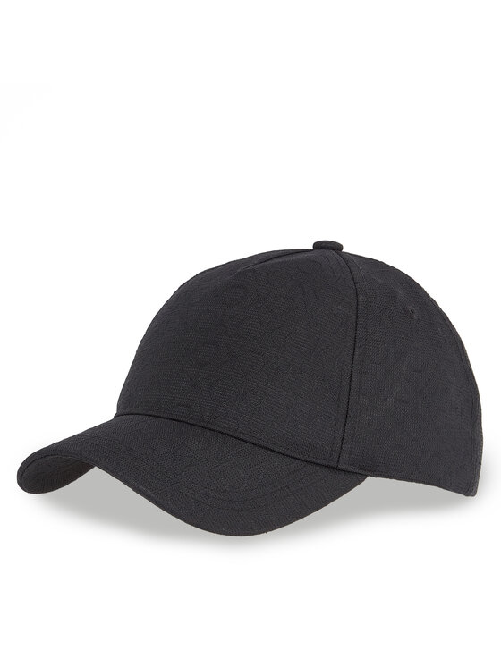 Calvin Klein Czapka z daszkiem Calvin Klein Monogram Jacquard Cap K60K612871 Czarny