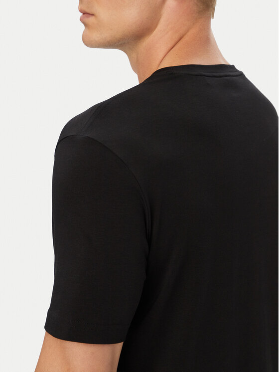 BOSS BOSS Camiseta Network Flag 50566853 Negro Regular Fit
