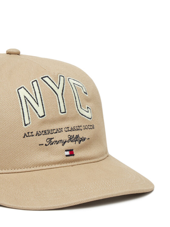 Tommy Hilfiger Gorra con visera Tommy Hilfiger Flag Seasonal 5 Panel AM0AM13562 Beis