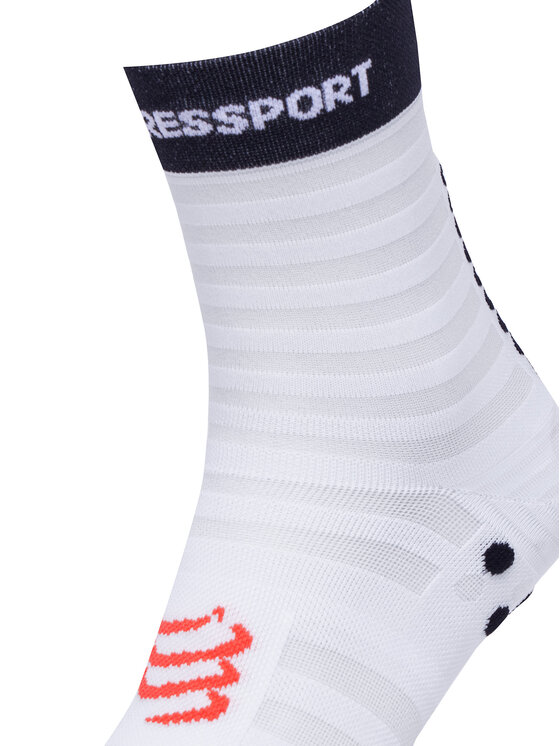 Compressport Īsās zeķes Compressport Pro Racing Socks v4.0 Ultralight Run Low XU00051B Balts