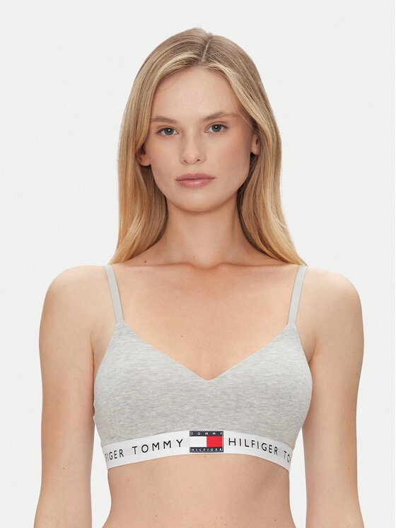 Tommy Hilfiger Tommy Hilfiger Braletė liemenėlė UW0UW05715 Pilka