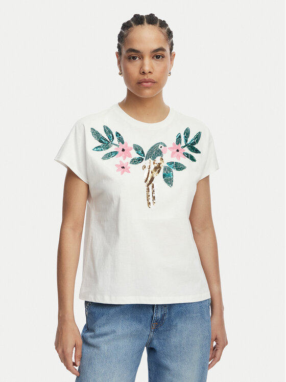 LOLA CASADEMUNT LOLA CASADEMUNT Camiseta MS2615004 Blanco Regular Fit