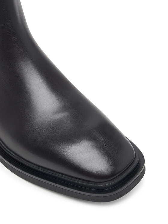 Calvin Klein Botines Calvin Klein Square Ankle Boot Lth Mg Hdw HW0HW03186 Marrón oscuro