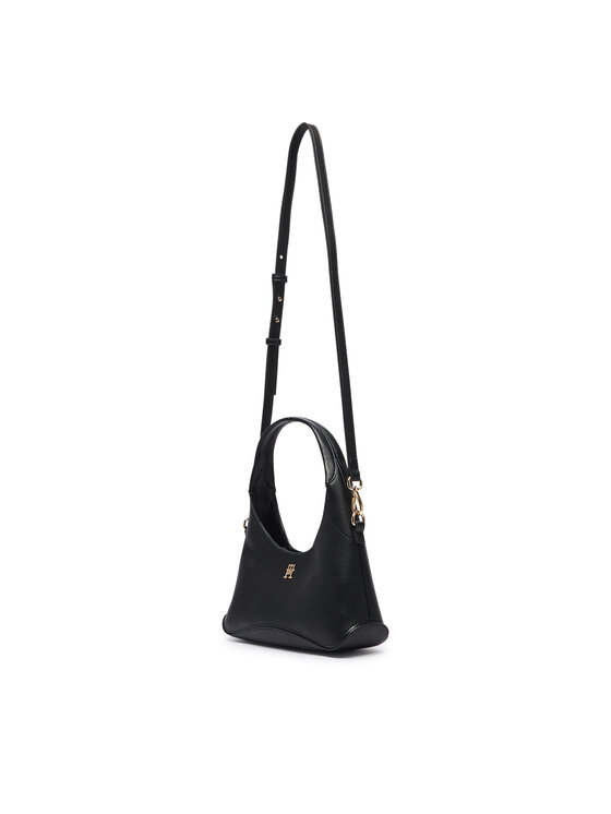 Tommy Hilfiger Geantă Tommy Hilfiger Th Everyday Mini Hobo AW0AW19185 Negru