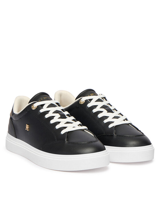 Tommy Hilfiger Snīkeri Tommy Hilfiger Th Chic Cupsole FW0FW09106 Melns