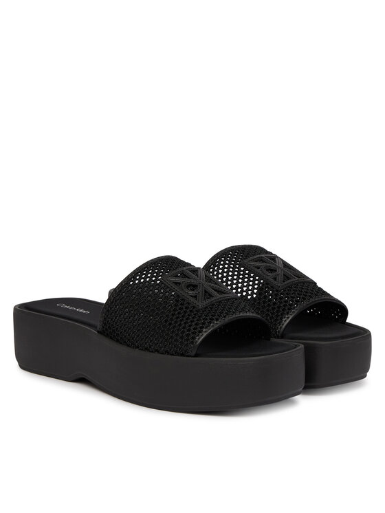 Calvin Klein Klapki Calvin Klein Amelia HW0HW02877 Czarny