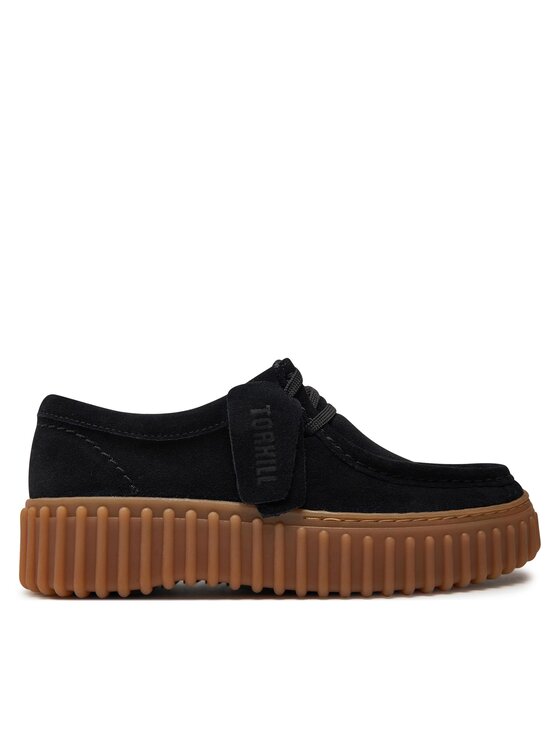 Clarks Īsi apavi Clarks Torhill Bee 26172044 Melns