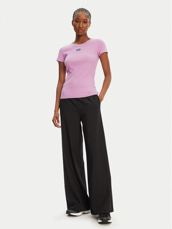 HUGO HUGO Majica Easy 50523924 Roza Slim Fit