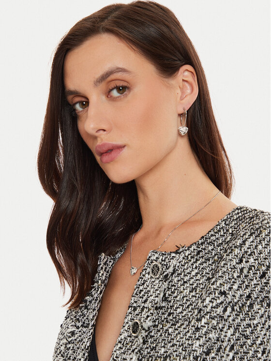 Orecchini Donna Guess In Acciaio Inox, Design Moderno E Resistente, Gioielli Di Moda - 5