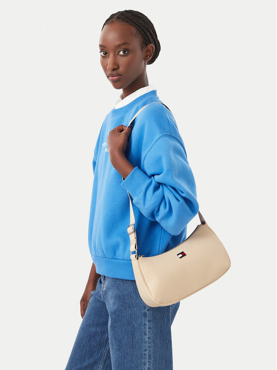 Tommy Jeans Torebka Tommy Jeans Tjw Daily Elevated Shoulder Bag AW0AW19041 Beżowy jasny