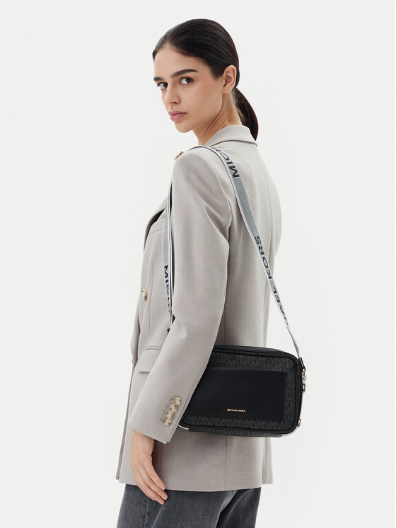 Michael Kors Ročna torba Michael Kors 32R5G5VC3B Črna