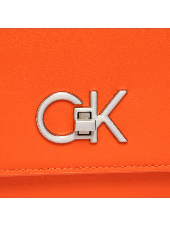 Calvin Klein Torebka Calvin Klein Re-Lock Ew Conv Crossbody K60K611084 Pomarańczowy
