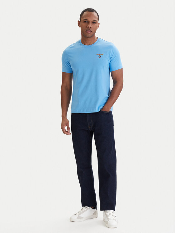 Aeronautica Militare Aeronautica Militare Camiseta 261TS1580UJ00372 Azul Regular Fit