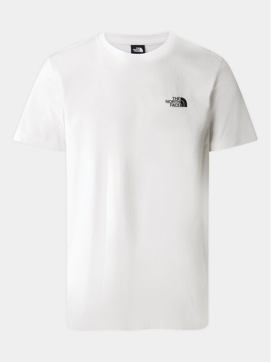 The North Face The North Face Majica Simple Dome NF0A87NG Bela Regular Fit