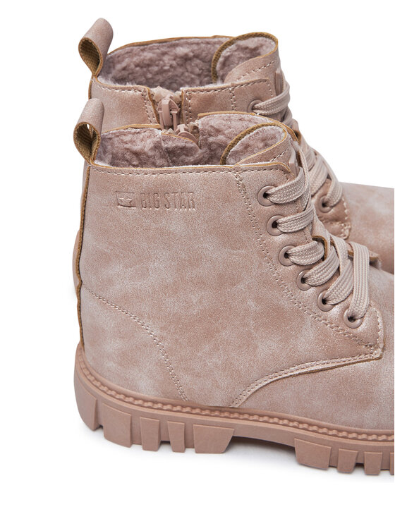 Big Star Shoes Šnurovacia obuv Big Star Shoes OO374083 Sivá