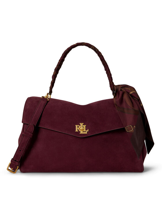 LAUREN RALPH LAUREN Torebka LAUREN RALPH LAUREN Farrah 431P18402002 Bordowy