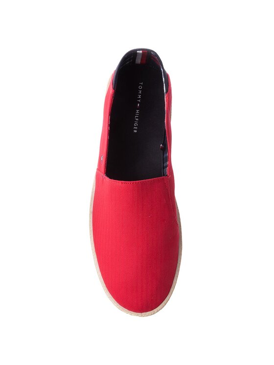 Tommy Hilfiger Еспадрили Tommy Hilfiger Easy Summer Slip On FM0FM00569 Червен