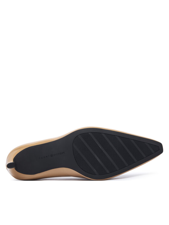 Tommy Hilfiger Γόβες Tommy Hilfiger Squared Toe High Heel Lth Pump FW0FW09510 Μπεζ