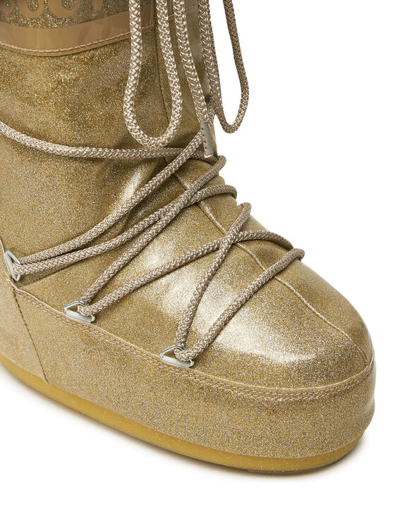 Moon Boot Škornji za sneg Moon Boot Icon Glitter 80D1402850 Zlata