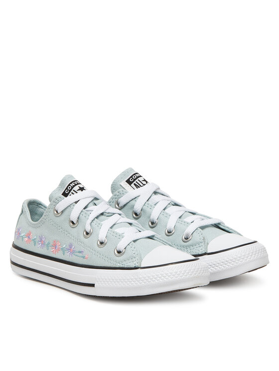 Converse Modne superge Converse Chuck Taylor All Star Florals A11776C Svetlo modra